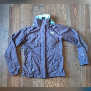 The North Face Purple/Teal Women's Rain Jacket- XS